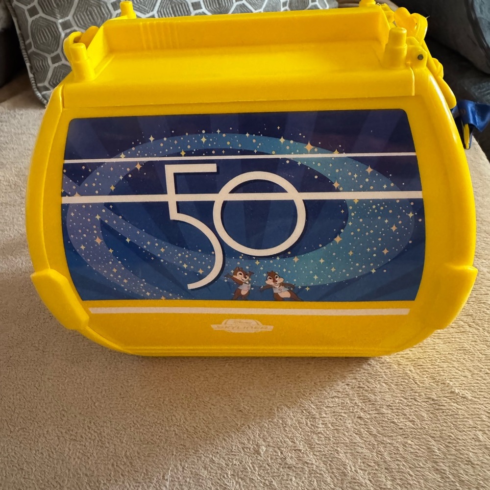 Disney Magic Kingdom 50th Anniversary Skyliner popcorn bucket